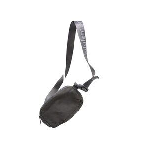Lululemon Belt Bag Fanny Pack Crossbody Gray Logo On Strap